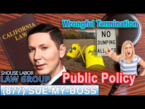 Public Policy Exceptions to At-Will Employment -- Wrongful Termination Law