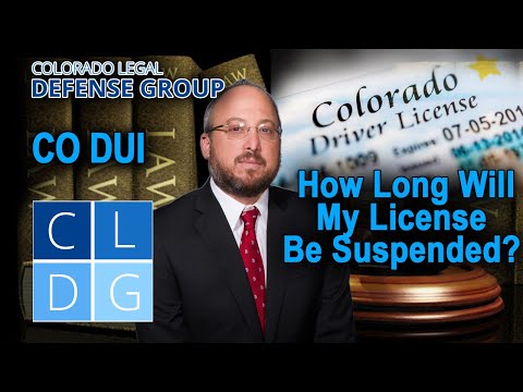 how long is my license suspended after dui